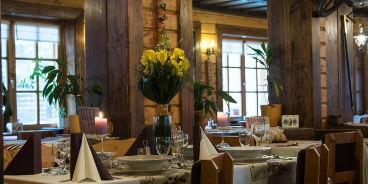 Vychýrený rodinný Sojka Resort v prírodnom prostredí Liptova
