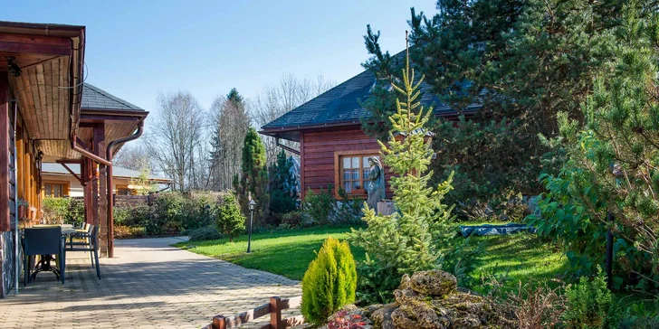 Vychýrený rodinný Sojka Resort v prírodnom prostredí Liptova
