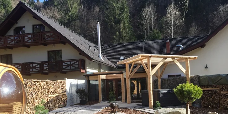 Dovolenka v obľúbenom penzióne Bystrinka s novým horským wellness na južnej strane Nízkych Tatier