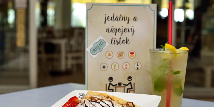 Sladké i slané palacinky s kávou či čajom