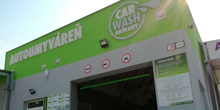 Umytie automobilu v autoumyvárni CAR WASH v Krškanoch