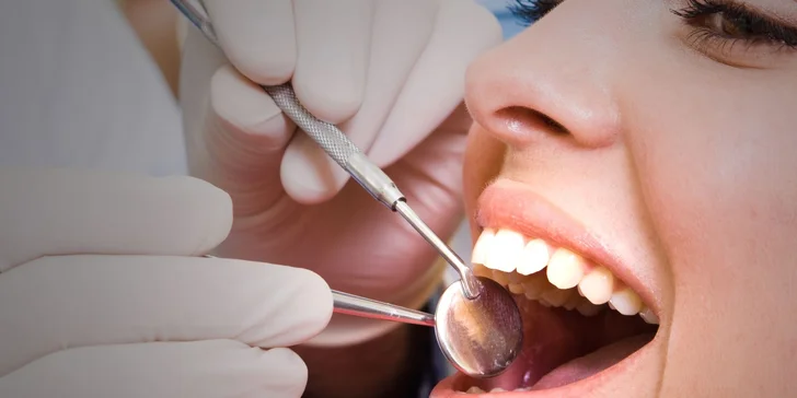 Komplexný vstupný stomatologický balíček či dentálna hygiena s pieskovaním