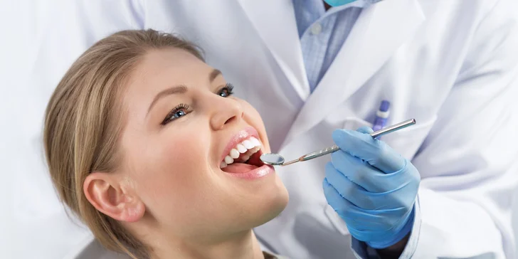 Komplexný vstupný stomatologický balíček či dentálna hygiena s pieskovaním