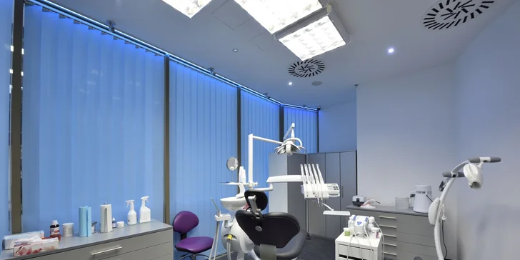 Komplexný vstupný stomatologický balíček či dentálna hygiena s pieskovaním