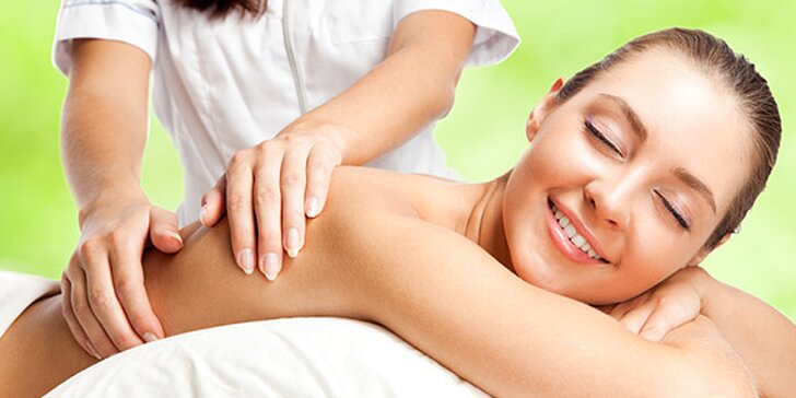 30 minútová klasická masáž krčnej chrbtice, chrbta a bedier alebo Fuss-reflexná masáž chodidiel