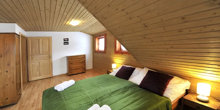 Komfortné drevenice pre 6 osôb v Sojka Resort na Liptove neďaleko Bešeňovej