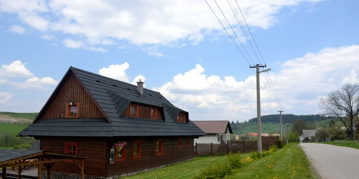 Komfortné drevenice pre 6 osôb v Sojka Resort na Liptove neďaleko Bešeňovej