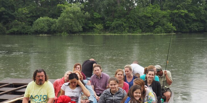 Splav po malom Dunaji na pltiach pre deti i dospelých