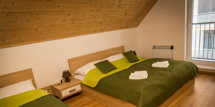 Luxusná chata pre 9 až 14 osôb s 50% zľavou na nový špičkový wellness v Penzióne Ferrata*** pod Martinskými hoľami