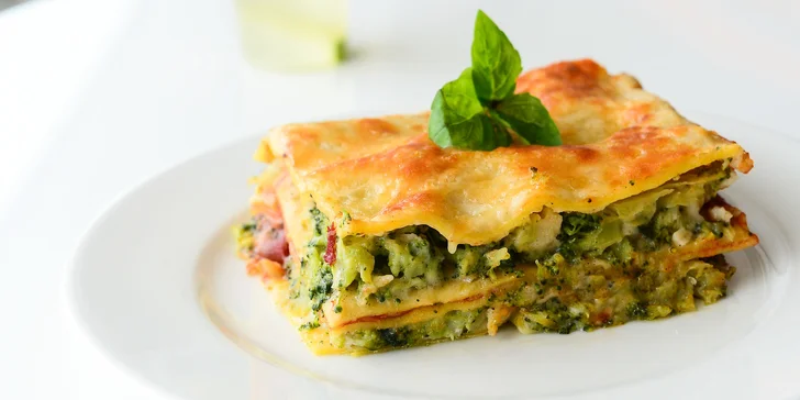Tvarohové alebo brokolicové lasagne