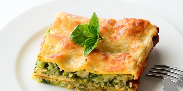 Tvarohové alebo brokolicové lasagne