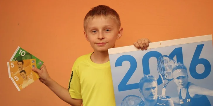 5-dňový denný tenisový tábor pre deti od 4 do 14 rokov. Leto 2017!