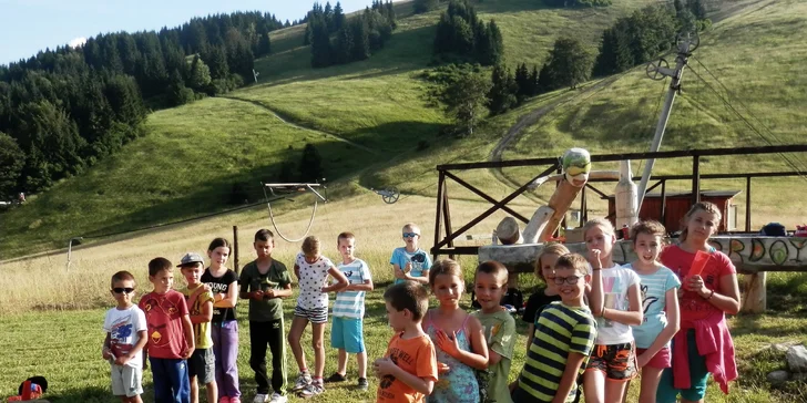 „Fantázia nemá hranice“ - kreatívno-dobrodružný letný tábor - Štiavnické vrchy