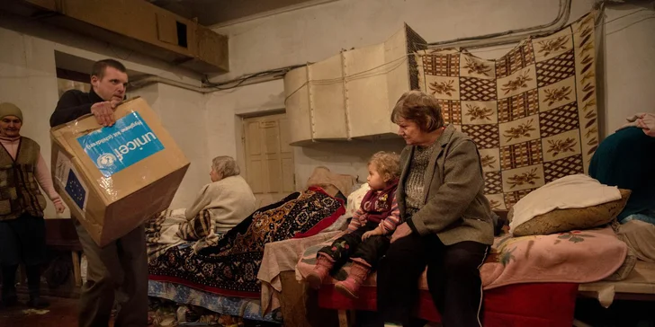 Týždeň modrého gombíka: Pomoc pre Ukrajinu