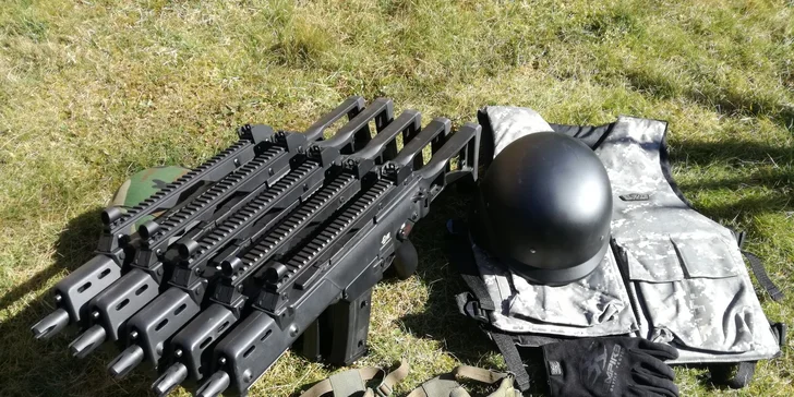 Tri hodiny airsoftu na obrovskom ihrisku