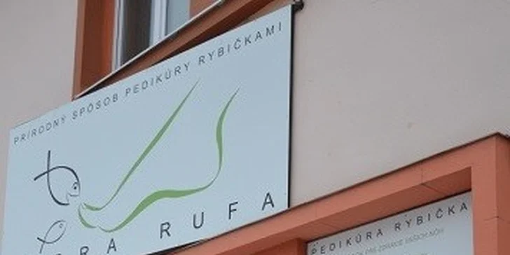 Biopedikúra rybičkami Garra Rufa