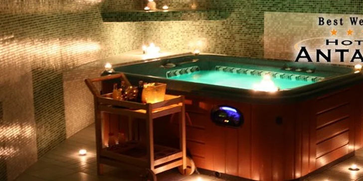 4,90 eur za 1 hodinu súkromného wellness v saune + jacuzzi v Best Western Hoteli Antares****! Luxusný relax so zľavou 50%