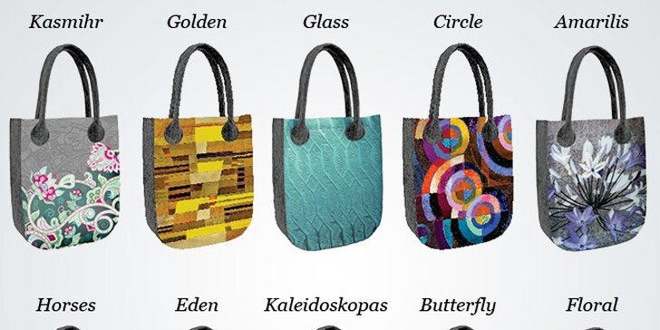 Štýlové kabelky Bertoni vyrobené z eko flisu