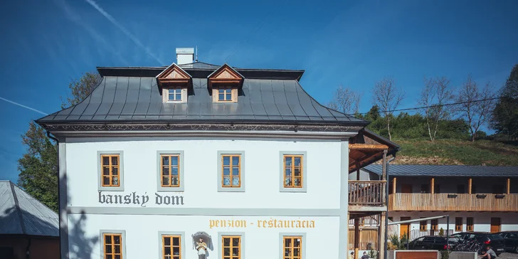 Wellness pobyt v špičkovom penzióne Banský dom*** uprostred Štiavnických vrchov