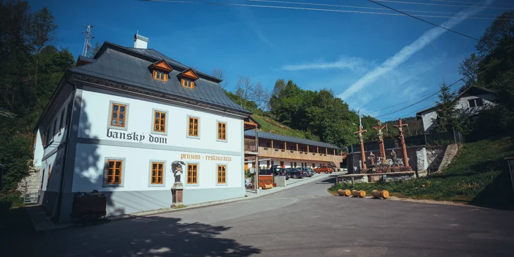 Wellness pobyt v špičkovom penzióne Banský dom*** uprostred Štiavnických vrchov