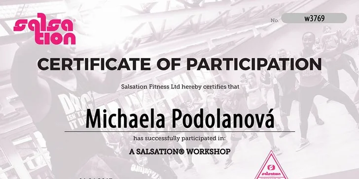 Hodinové cvičenie Salsation na Kuchajde