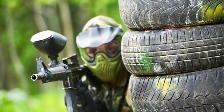 3 hodiny paintballovej prestrelky plnej napätia