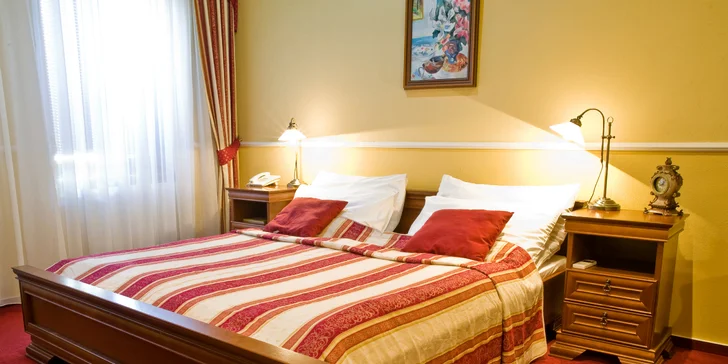 Romantický pobyt s wellness v Hoteli Capital**** v Nitre