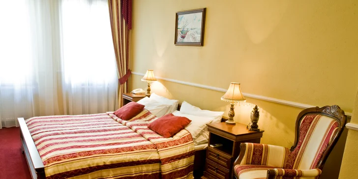 Romantický pobyt s wellness v Hoteli Capital**** v Nitre