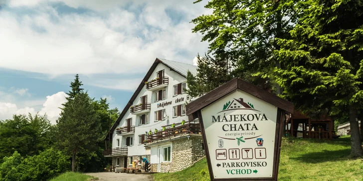 Pobyt na Malinom Brde v Májekovej Chate vhodný pre páry aj rodiny