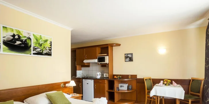 4 dni v maďarskom Hevízi: apartmán pre 4 osoby a neobmedzený vstup do wellness