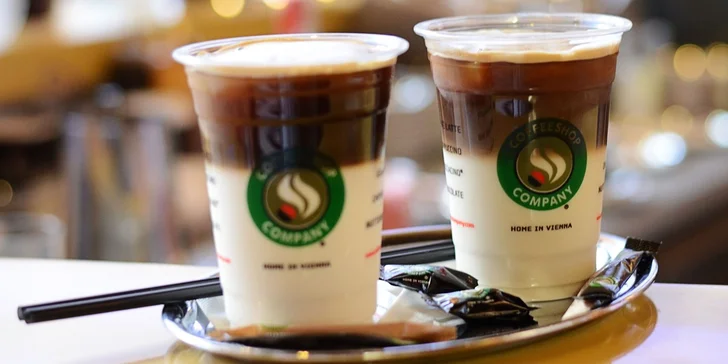 2x Ľadové Iced Coffee Latte aj s príchuťou v Coffeeshop Company