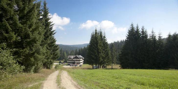 Letný rodinný pobyt s wellness v krásnom horskom Penzióne Kohútik v unikátnej Oravskej Lesnej