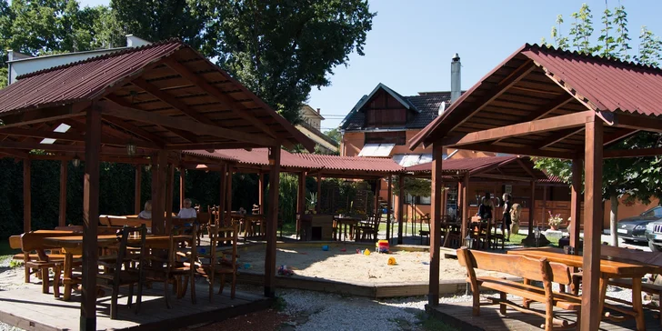 Ginger burger s hranolčekmi a cesnakovým dresingom