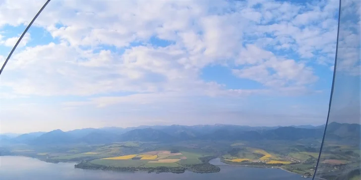 Let na Liptove motorovým rogalom aj s videozáznamom