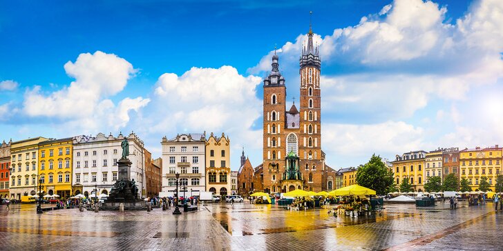 Pobyt v romantickom Krakowe pre dvoch