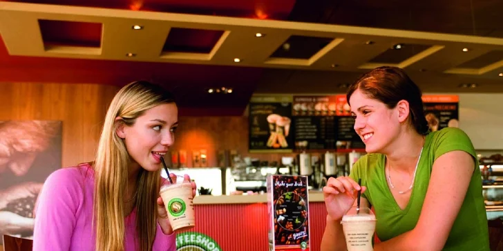 2x Ľadové Iced Coffee Latte aj s príchuťou v Coffeeshop Company