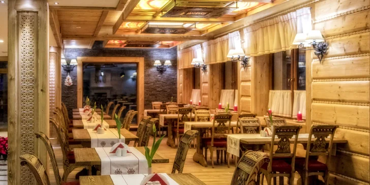 Zakopané: Viacchodové menu v reštaurácii Przy KominQ s možnosťou wellness