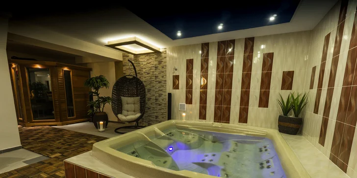 Romantický pobyt v centre Rajeckých Teplíc s privátnym wellness