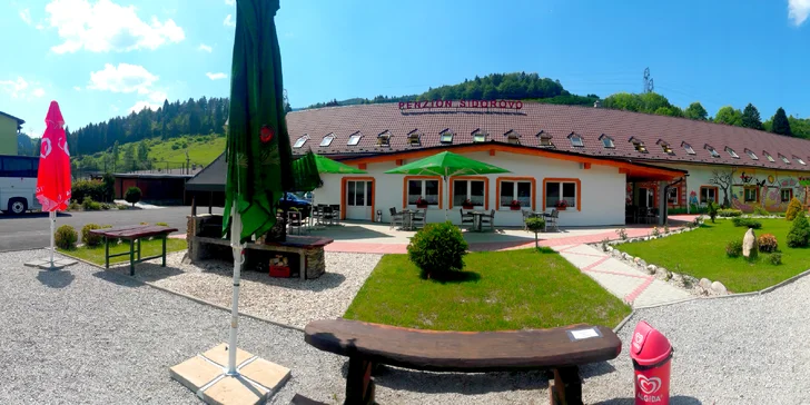 Pobyt v tichej časti Ružomberka v penzióne Sidorovo s možnosťou športu aj relaxu v okolí