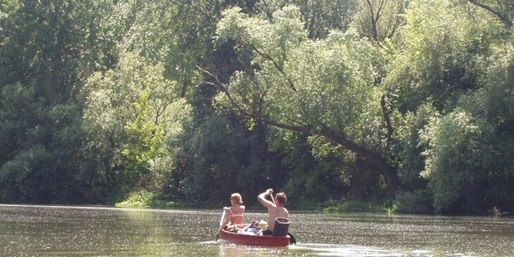 Splav Malého Dunaja na kanoe na výber rôzne trasy