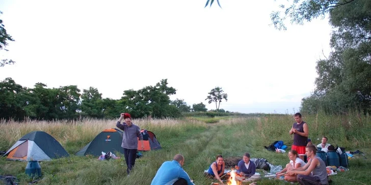 Splav Malého Dunaja na kanoe na výber rôzne trasy