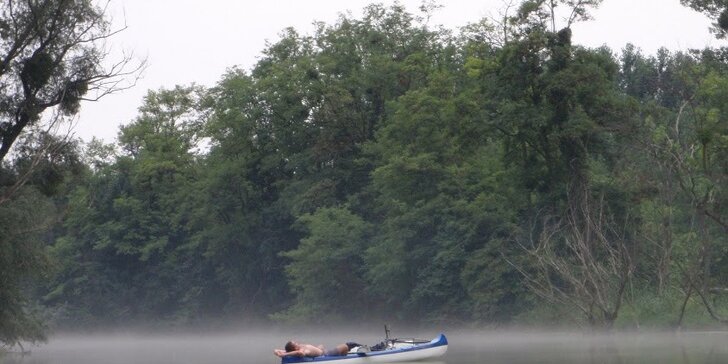 Splav Malého Dunaja na kanoe na výber rôzne trasy