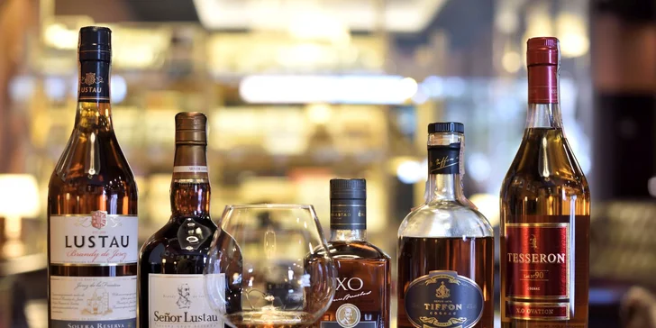 Degustácia 5 vzoriek vzácnych druhov rumov, whisky alebo koňakov