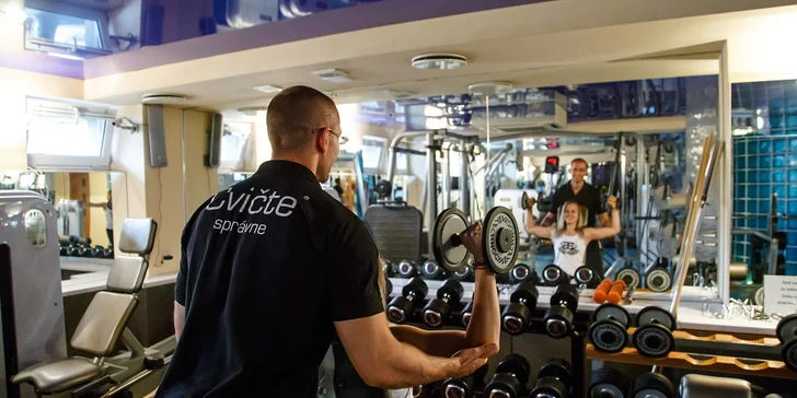 Permanentka do fitnesscentra s možnosťou využitia osobného trénera