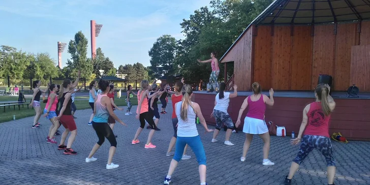 Hodinové cvičenie Salsation na Kuchajde