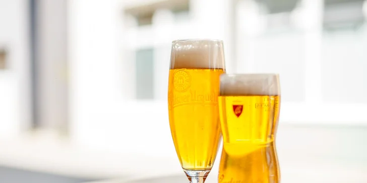 Čapované pivo s oškvarkovými pagáčmi