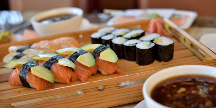 Sushi a hot menu pre 2 osoby v Avione
