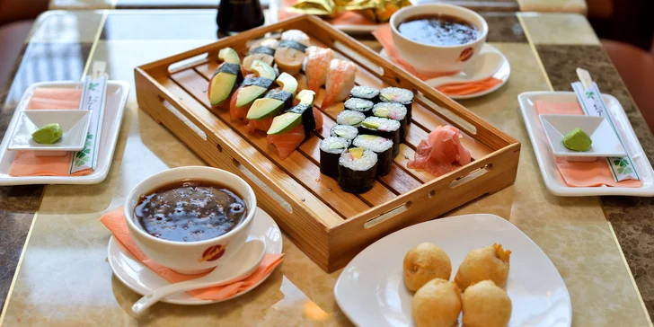 Sushi a hot menu pre 2 osoby v Avione