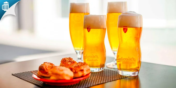 Čapované pivo s oškvarkovými pagáčmi