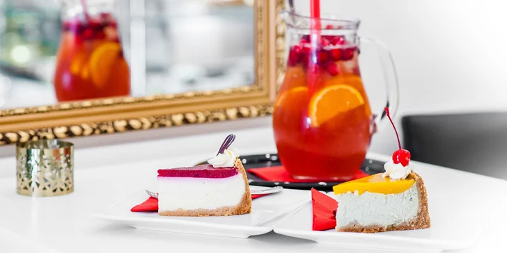 Jedinečné domáce limonády a cheesecake pre 2 osoby v Art cakes